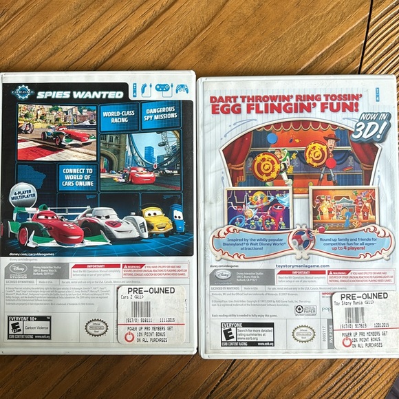 Disney Wii games - Toy Story mania/Cars 2 - Picture 2 of 4